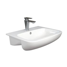 Creavit NS055-00CB00E-0000 Ness 55 cm Yarım Tezgah Lavabo