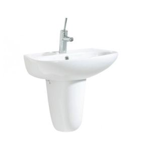 Creavit Pitta 45x55 cm Batarya Delikli Lavabo +Sedef Yarım Ayak