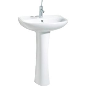 Creavit Pitta 45x55 cm Batarya Delikli Lavabo +Sedef Yarım Ayak