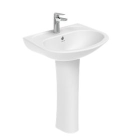 Creavit Pitta 45x55 cm Batarya Delikli Lavabo +Sedef Yarım Ayak