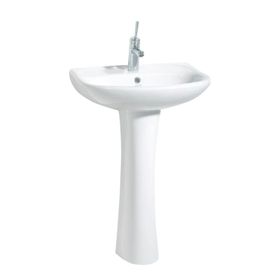 Creavit Pitta 45x55 cm Batarya Delikli Lavabo + Tam Ayak
