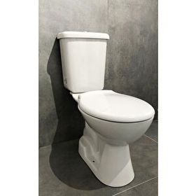 Creavit Pitta Alttan Çıkışlı 4 Parça Basic PP Kapak Klozet Seti