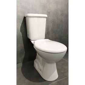 Creavit Pitta Alttan Çıkışlı 4 Parça Basic PP Kapak Klozet Seti