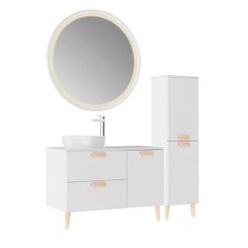 Creavit PT0100.42 Patara 100 cm Banyo Dolabı Takımı