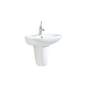 Creavit SD055 55 cm Sedef Yarım Ayak Lavabo