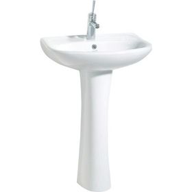 Creavit Sedef 45x55 cm Beyaz Yarım Ayak Lavabo