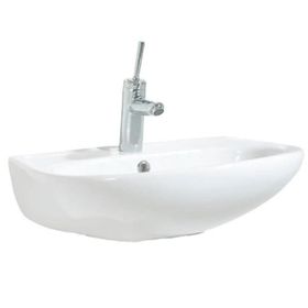 Creavit Sedef 45x55 cm Beyaz Yarım Ayak Lavabo