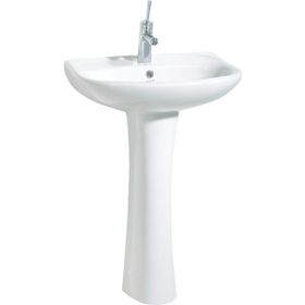 Creavit Sedef 45x55 cm Beyaz Yarım Ayak Lavabo