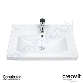 Creavit Sera 65 cm Etajerli Lavabo