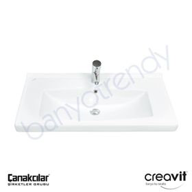 Creavit Sera 85 cm Etajerli Lavabo
