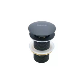 Creavit SF030.SYM Siyah Mat Pop Up Taşmasız Lavabo Sifon Başlığı