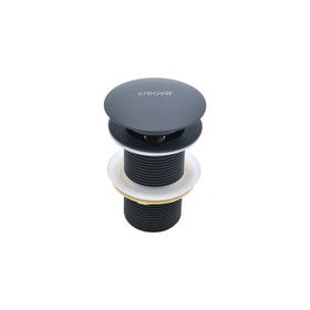 Creavit SF030.SYM Siyah Mat Pop Up Taşmasız Lavabo Sifon Başlığı