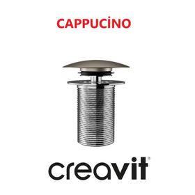 Creavit SF030.SYM Siyah Mat Pop Up Taşmasız Lavabo Sifon Başlığı