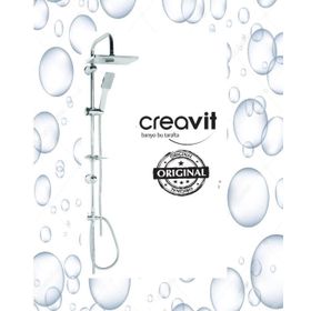 Creavit SH630 Tepe Kare Gri Duş Sistemi