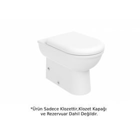Creavit SL350-00CB00E-0000 Selin Beyaz Duvara Dayalı Tek Klozet