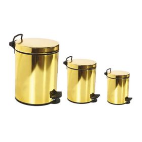 Creavit ST17703G Altın 3 lt Pedallı Çöp Kovası