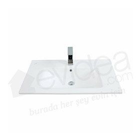 Creavit Su 75 cm Etajerli Lavabo