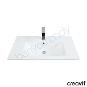 Creavit Su 80 cm Etajerli Lavabo