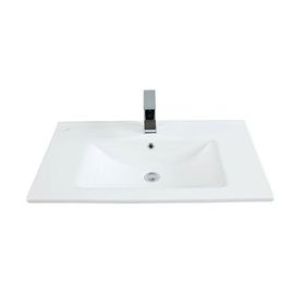 Creavit SU075 Su Etajerli ve Dolap Uyumlu Beyaz Lavabo