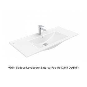 Creavit SU100 Su Etajerli ve Dolap Uyumlu Beyaz Lavabo
