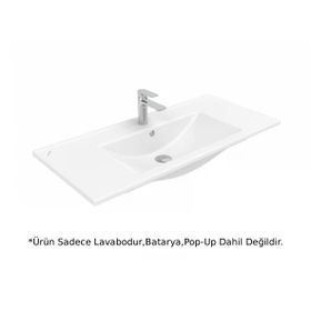 Creavit SU100 Su Etajerli ve Dolap Uyumlu Beyaz Lavabo