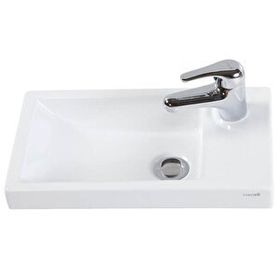 Creavit TP025 25x45 cm Beyaz Elmas Dolap Üstü Lavabo