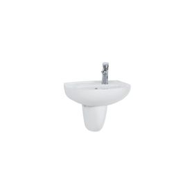 Creavit TP030 30x45 cm Beyaz Yarım Ayak Oval Lavabo