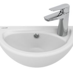 Creavit TP040 23x40 cm Beyaz Oval Lavabo