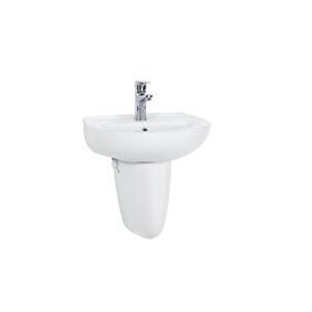 Creavit TP145 36x45 cm Oval Yarım Ayak Lavabo