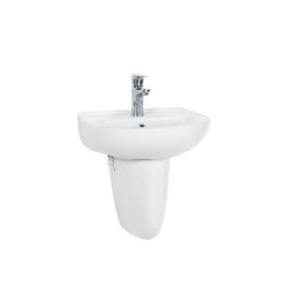 Creavit TP145 36x45 cm Oval Yarım Ayak Lavabo