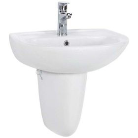 Creavit TP150 40X50 cm Batarya Delikli Yarım Ayaklı Lavabo