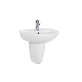 Creavit TP150 40X50 cm Batarya Delikli Yarım Ayaklı Lavabo