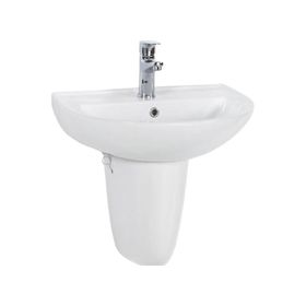 Creavit TP150 40X50 cm Batarya Delikli Yarım Ayaklı Lavabo