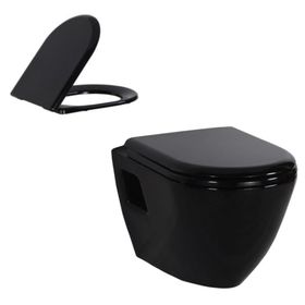 Creavit TP325 Siyah Asma Klozet ve Kapak