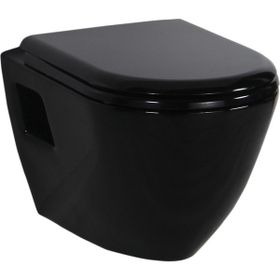 Creavit TP325 Siyah Asma Klozet ve Kapak