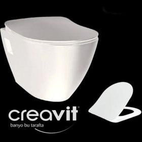Creavit TP325 Terra Asma Klozet +Duck Yavaş Kapanan PP Kapak