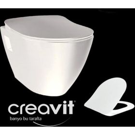 Creavit TP325 Terra Asma Klozet +Duck Yavaş Kapanan PP Kapak