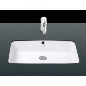 Creavit TP730 Siyah Beyaz Tezgah Altı Lavabo
