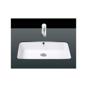 Creavit TP730 Siyah Beyaz Tezgah Altı Lavabo