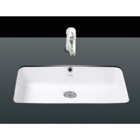 Creavit TP730 Siyah Beyaz Tezgah Altı Lavabo