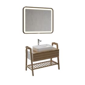 Creavit TR0100.01.BYM+SET Truva 100 cm Beyaz Banyo Dolabı