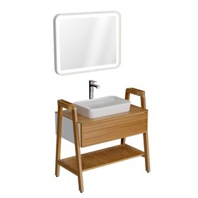 Creavit TR0100.01.BYM+SET Truva 100 cm Beyaz Banyo Dolabı