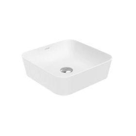 Creavit UL040.00MB İnci Mat Beyaz Ultra 40 cm Kare Çanak Lavabo