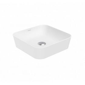 Creavit UL040.00MB İnci Mat Beyaz Ultra 40 cm Kare Çanak Lavabo
