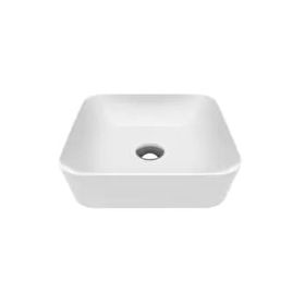 Creavit UL040 40 cm Mat Antrasit Siyah Ultra Kare Çanak Lavabo