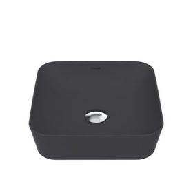 Creavit UL040 40 cm Mat Antrasit Siyah Ultra Kare Çanak Lavabo