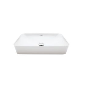 Creavit UL060-00MB00E-0000 Ultra 60 cm İnci Mat Beyaz Dikdörtgen Çanak Lavabo