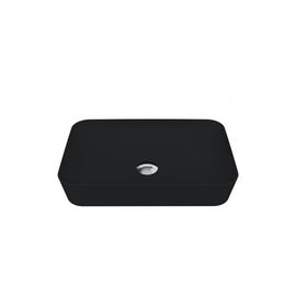 Creavit UL060-00SM 60x40 cm Mat Siyah Ultra Dikdörtgen Çanak Lavabo