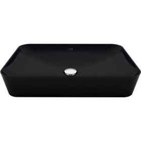 Creavit UL060-00SM00E-0000 Ultra 60 cm Mat Siyah Dikdörtgen Çanak Lavabo