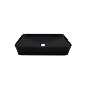 Creavit UL060-00SM00E-0000 Ultra 60 cm Mat Siyah Dikdörtgen Çanak Lavabo